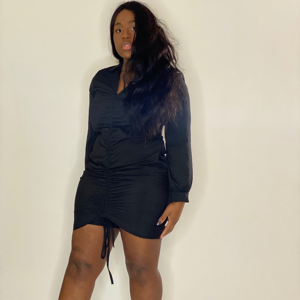 Black Cinched Dress